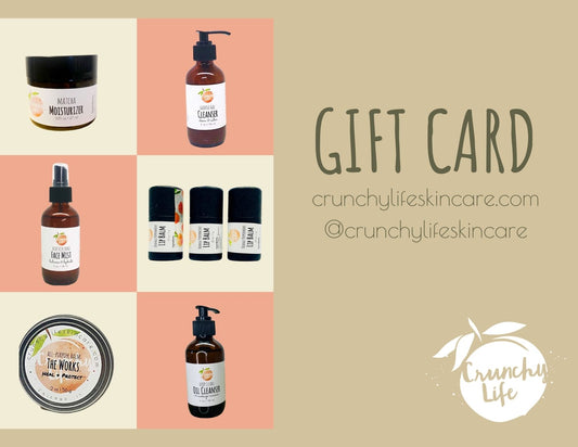 Crunchy Life Skincare Digital Gift Card